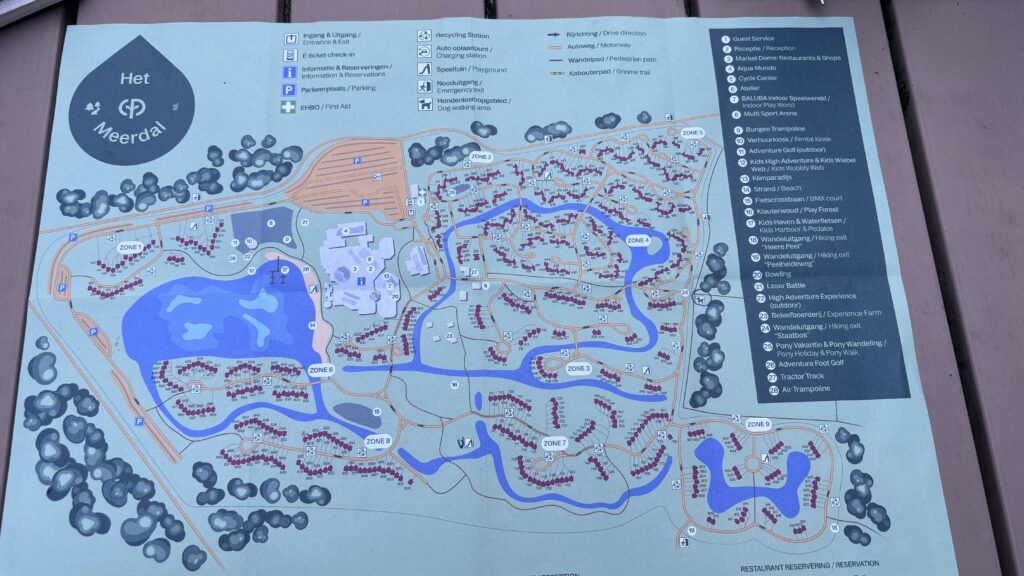 Parkplan Het Meerdal Center Parcs