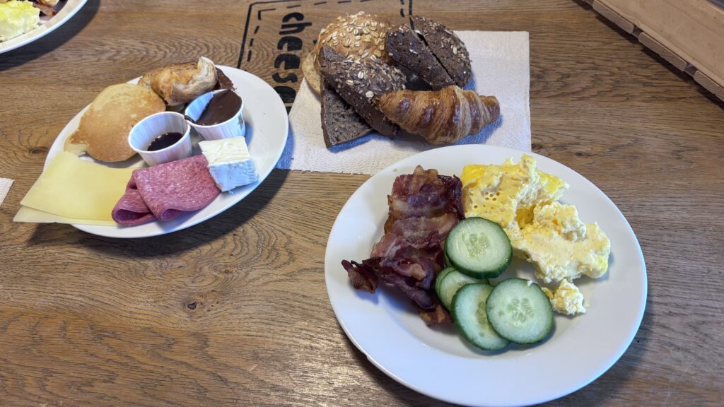 Auswahl des Frühstücksbuffet Het Meerdal Center Parcs